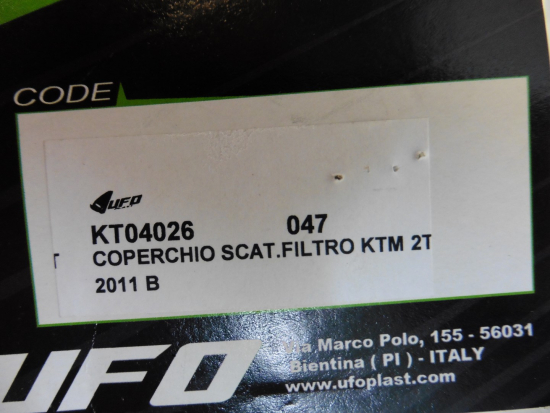 Luftfilterkasten airbox cover passt an Ktm Sx 125 250 2011 Exc 450 12-13 sw-w