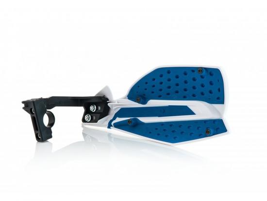 Handprotektoren X-Ultimate Handschutz handguards Motorrad Enduro wei-blau