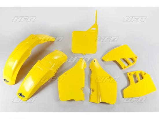 Verkleidungssatz Plastiksatz plastic kit passt an Suzuki Rm 250 89-91 gelb