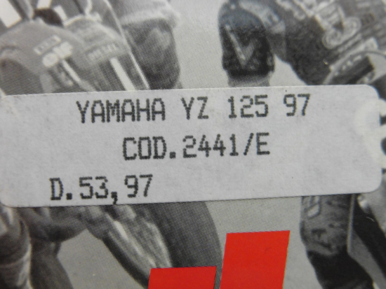 Kolbensatz Kolbenkit  53,97 piston passt an Yamaha Yz 125 1997 Cod.2441/E
