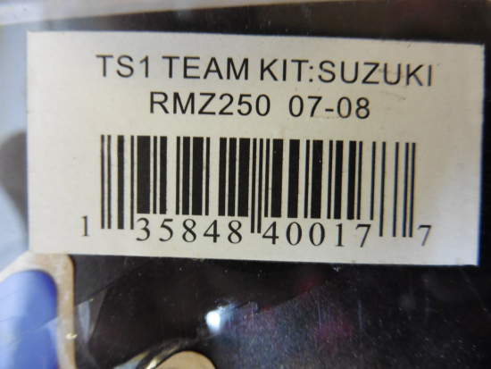 Dekorsatz Aufkleber Sticker Sitzbezug passt an Suzuki Rmz Rm-Z 250 07-08 sw-gelb