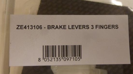 Bremshebel klappbar Bremse brake lever passt an Suzuki Rm 125 250 96-03 grau