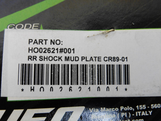 Stodmpferabdeckung Spritzschutz shock absorber passt an Honda Cr 500 89-01 sw