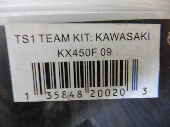 Dekorsatz Aufkleber Sticker Sitzbezug passt an Kawasaki Kxf Kx450f 09-11 sw-grn