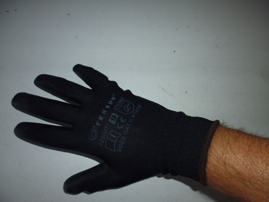 Handschuhe Gre 7 Pu-Arbeitshandschuhe Montagehandschuhe Schutzhandschuhe sw