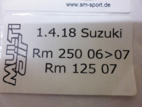 Dekorsatz Startnummernuntergrund Aufkleber passt an Suzuki Rm 125 250 2007 wei
