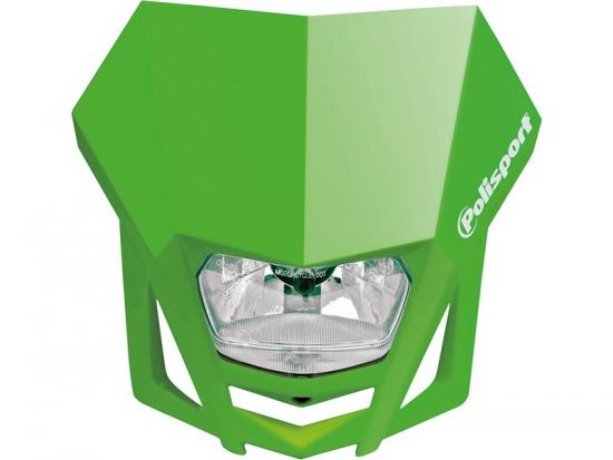 Lichtmaske Lmx Verkleidung Lampenmaske headlight fr Kawasaki Kxf Kx450f grn