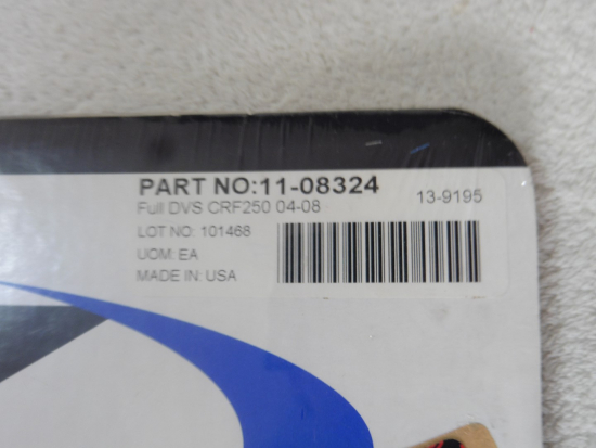 Dekorsatz Schutzblech Aufkleber Sticker passt an Honda Crf 250 04-08 sw-rot
