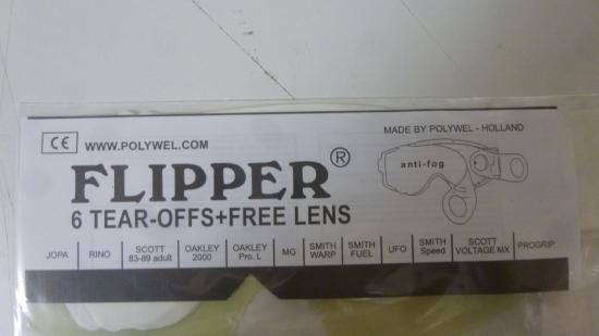 Abreivisiere Oakley Pro.L 1 Visier 6 Tear-Offs-Ersatzscheiben Brillenglas trans