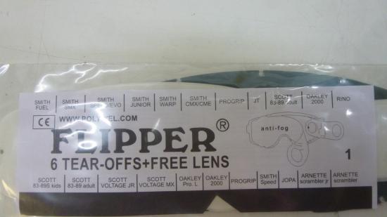 Abreivisiere Oakley 2000 1 Visier 6 Tear-Offs-Ersatzscheiben Brillenglas lens