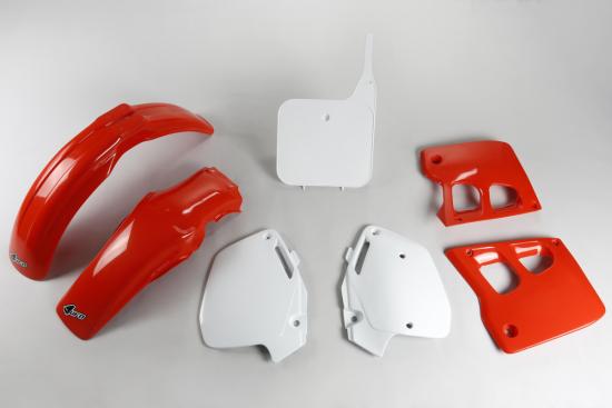 Verkleidungssatz Plastiksatz plastic kit passt an Honda Cr 250 R 90-91 Cr rot-w