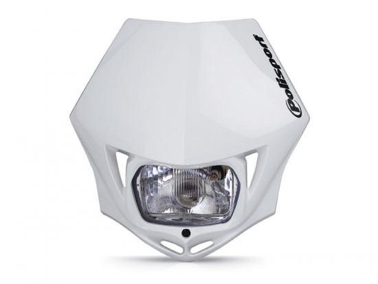 Lichtmaske Mmx Verkleidung Lampenmaske headlight passt an Ktm Exc Sx Sxf wei