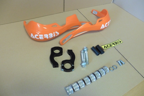 Acerbis Rally Pro Handprotektor orange/wei - Lager -