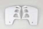 Tankverkleidung Khlerschutz radiator scoops passt an Honda Cr 500 R 89-01 wei