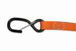 Spanngurt 25 mm 2 Stck Spannband tie downs Enduro Mx Cross Sumo Offroad orange