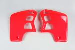 Tankverkleidung Khlerschutz radiator scoops passt an Honda Cr 500 R 89-01 rot